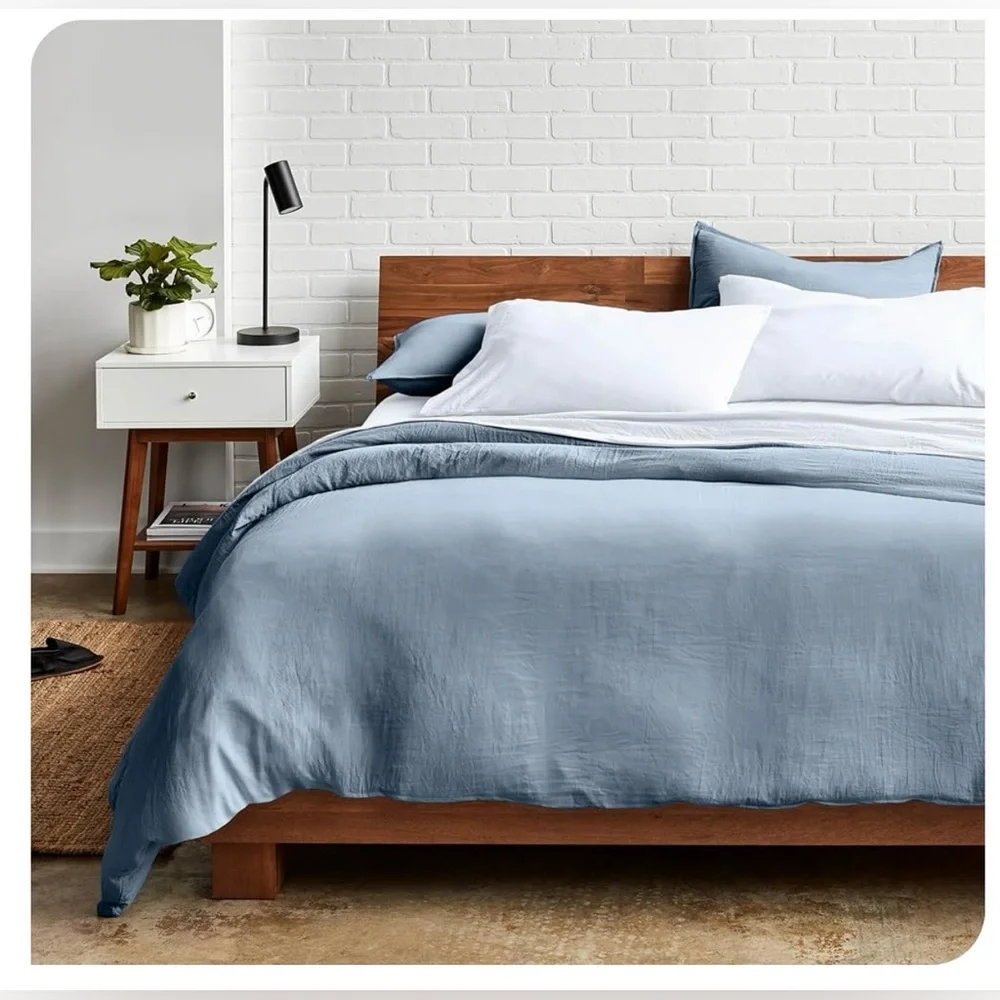 NWT Bare Home Ultra Soft Washed Microfiber Duvet Cover